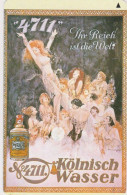 RARE TC JAPON / 110-011 - PARFUM EAU DE COLOGNE 4711 - KÖLNISCH WASSER POSTER GERMANY Rel Femme Girl JAPAN Pc - 262 - Perfumes
