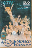 Carte JAPON - PARFUM EAU DE COLOGNE 4711 - KÖLNISCH WASSER POSTER GERMANY Rel Femme Girl JAPAN QUO Card - 262 - Perfume