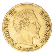 Second-Empire- 5 Francs Napoléon III Tête Nue 1860 Paris - 5 Francs (gold)