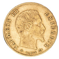 Second-Empire- 5 Francs Napoléon III Tête Nue 1860 Paris - 5 Francs (goud)