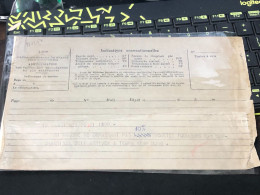 VIET NAM SOUTH Envelope-OLD-This Is A Document When Mr. Ngo Dinh Nhu - Worked As Director Of Radio Station Of The Republ - Documenti Storici