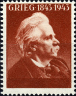 NORWAY - 1951 TEST Stamp In The Design & Shade Of The 1943 20öre Grieg Issue P.14 (rare) - See Description - MOGNH - Prove E Ristampe