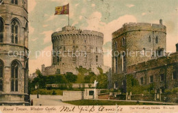 43007761 Windsor_Castle Round Tower Woodbury Series No 1443 - Altri & Non Classificati