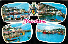43004884 Brixham Teilansichten Hafen Fischkutter Wappen Brighton - Other & Unclassified