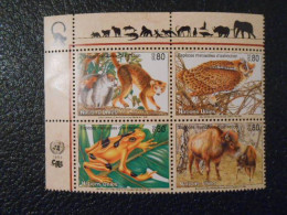 NATIONS-UNIES GENEVE YT  283/286 PROTECTION DE LA NATURE** - Unused Stamps