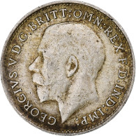 Grande-Bretagne, George V, 3 Pence, 1916, Argent, TTB, KM:813 - F. 3 Pence