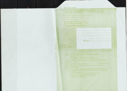 INDIAN MILITARY UNUSED FORCES LETTER/ GREEN ENVELOPE/Slight Fold) - Franchigia Militare