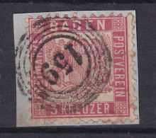 Wappen 3 Kr. Auf Briefstück Mit Nummernstempel 159 (= Wiesloch) - Sonstige & Ohne Zuordnung