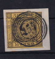 Ziffer 3 Kr. Auf Briefstück Mit Nummernstempel 154 (= Walldürn) - Sonstige & Ohne Zuordnung