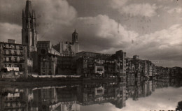 Gerona Monumental (Cataluña) El Riu Onyar - Foto S. Marti - Carte De 1952 - Gerona