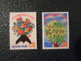 NATIONS-UNIES GENEVE YT  319/320 PLAIDOYER POUR LA PAIX** - Unused Stamps