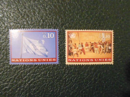 NATIONS-UNIES GENEVE YT  323/324 SERIE COURANTE** - Nuevos