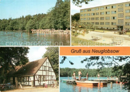 43354441 Neuglobsow Badestrand Stechlinsee FDGB Erholungsheim Haus Rheinsberg Ga - Neuglobsow