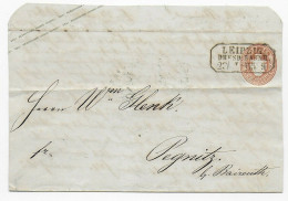 Brieffragment Leipzig 1865 Nach Regnitz - Sonstige & Ohne Zuordnung
