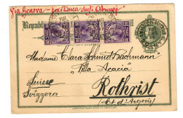 Post Card 1914 Santos To Rothrist/Switzerland - Other & Unclassified