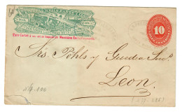 Wells Fargo 1889 To Leon - Mexico