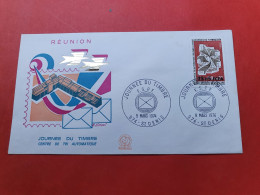 Réunion - Enveloppe FDC En 1974 - Centre De Tri Automatique - N 181 - Storia Postale