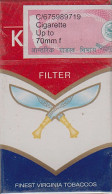 Nepal Khukuri Cigarettes (Mini) Empty Hard Pack Case/Cover Used - Etuis à Cigarettes Vides