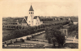 BELGIQUE - Knocke Zoute - L'Eglise Et Villas - Vue Générale - Cartes Postales Anciennes - Knokke