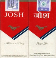 Nepal Josh Cigarettes (Mini) Empty Hard Pack Case/Cover Used - Empty Cigarettes Boxes