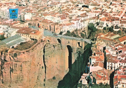 ESAPGNE - Malaga - Ronda - Vue Aérienne Du Pont  Et Ses Environs - Colorisé -  Carte Postale - Málaga