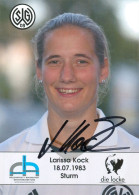 Autogramm AK Larissa Kock SG Wattenscheid 09 Frauen 04-05 Recklinghausen SG Lütgendortmund Fußball Bochum Deutschland - Authographs