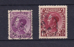 [2234] Zegels 391 + 393 Gestempeld - 1934-1935 Leopold III