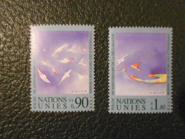 NATIONS-UNIES GENEVE YT  368/369 - 50e ANNIVERSAIRE DE LA DECLARATION DES DROITS DE L'HOMME** - Unused Stamps