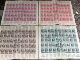 STAMPS VIET NAM SOUTH SHEET RARE STAMP WITHOUT GOOD GLUE-15-5-1962-CHEQUES POSTAUX-4-pcs-200-stamp   SO BUU CHI-PHIEU-50 - Vietnam