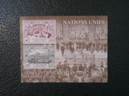 NATIONS-UNIES GENEVE YT  BF 7 - 50e ANNIVERSAIRE DES NATIONS UNIES** - Ongebruikt