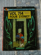 Tintin  VOL 714 POUR SYDNEY  (réédition) B39 1970 - Tintin