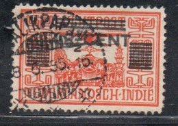 DUTCH INDIA INDIE INDE NEDERLANDS HOLLAND OLANDESE NETHERLANDS INDIES 1934 SURCHARGED 42 1/2c On 1.50g USED USATO - Nederlands-Indië