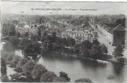 BRUXELLES-IXELLES/LES ETANGS/VUE PANORAMIQUE/TIMBRE ROI ALBERT X 2/ 1921 - Elsene - Ixelles