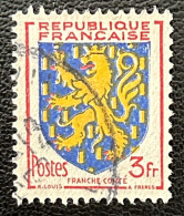 FRA0903UC - Armoiries De Provinces (V) - Franche-Comté - 3 F Used Stamp - 1951 - France YT 903 - 1941-66 Escudos Y Blasones