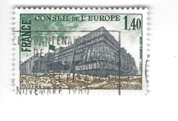 TS 55 Conseil De L'Europe Strasbourg Oblitéré 1977 - Used