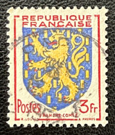 FRA0903UE - Armoiries De Provinces (V) - Franche-Comté - 3 F Used Stamp - 1951 - France YT 903 - 1941-66 Escudos Y Blasones