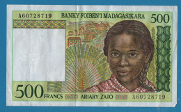 MADAGASCAR 500 FRANCS ND (1994) # A60728719 P# 75a - Madagascar