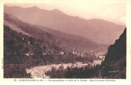 06 ROQUEBILLIERE VUE PANORAMIQUE  N°27 EDITEUR CERVEL VALLEE DE LA VESUBIE ALPES MARITIMES - Roquebilliere