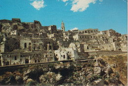 Matéra . Italie . Sasso Caveqoso . Scorcio . - Matera