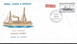 NOUVELLE -CALÉDONIE ET DÉPENDANCES  BATEAUX ANCIENS Saint Antoine/saint -joseph 8 Février 1984 - Usati