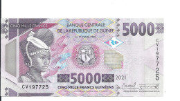 GUINEE 5000 FRANCS 2021 UNC P 49 C - Guinée