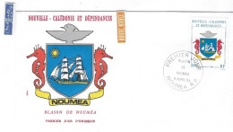 NOUVELLE -CALÉDONIE ET DÉPENDANCES NOUMÉA BLASON 11 Avril 1984 - Gebruikt