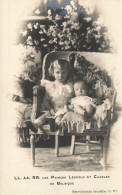 FAMILLES ROYALES - LL. AA. RR. Les Princes Léopold Et Charles  De Belgique - Carte Postale Ancienne - Royal Families