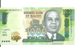 MALAWI 1000 KWACHA 2021 UNC P 67 E - Malawi
