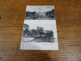 CPA 2 Cartes Postales IDENTIQUES ASIE JAPON JAPAN GOTEN FUJYHAMA  DOS NON SEPARE - Sammlungen & Sammellose