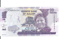 MALAWI 20 KWACHA 2020 UNC P 63 F - Malawi