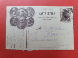 Carte Lettre Du SP 47 Pour Vézannes En 1917 - N 235 - WW I