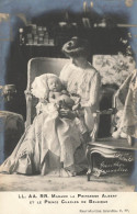 FAMILLES ROYALES - LL. AA. RR. Madame La Princesse Albert Et Le Prince Charles De Belgique - Carte Postale Ancienne - Familias Reales