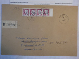 S31 ALGERIE BELLE LETTRE  RECO 1962 PETIT BUREAU COLOMB BECH  +E A MANUSCRIT (FACTEUR ) A ST LAURENT +AFF. INTERESSANT++ - Storia Postale