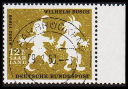 1958. Saar. MAX & MORITZ 12 F. LUXUS Cancel. (MICHEL 400) - JF538237 - Oblitérés